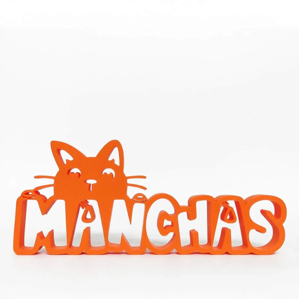 Placa 3D personalizada Amigos Pet con nombre para mascota